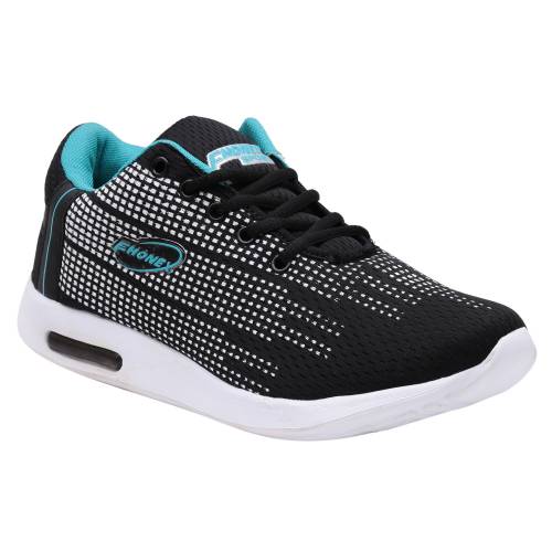  FHONEX SPORT 1 BLACK C GREEN LACE UP RUNNING SHOES